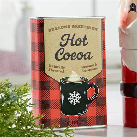 Season S Greetings Hot Cocoa Tin Holiday Gourmet Breck S Gifts