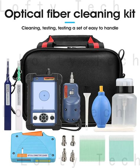 Fiber Optic Cleaning Kit With Inspection Video Microscope Inspection