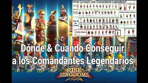 Comandantes Legendarios Tabla Completa Para Prepararse Y Conseguirlos