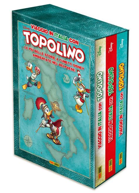 Viaggio In Italia Con Topolino Cofanetto Completo Vol 1 3 Disney