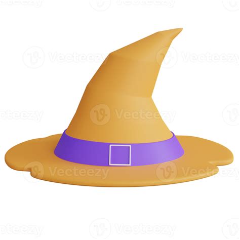 Free D Rendering Witch Hat Isolated Png With Transparent