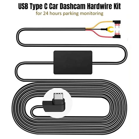 Dash Cam Hardwire Kit Buck Line For 24 Hours Parking Monitor Dashcam