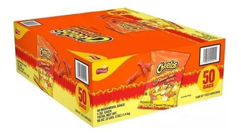 Cheetos Flamin Hot Americanos Frito Lay Caja 50 Bolsas Cuotas sin interés
