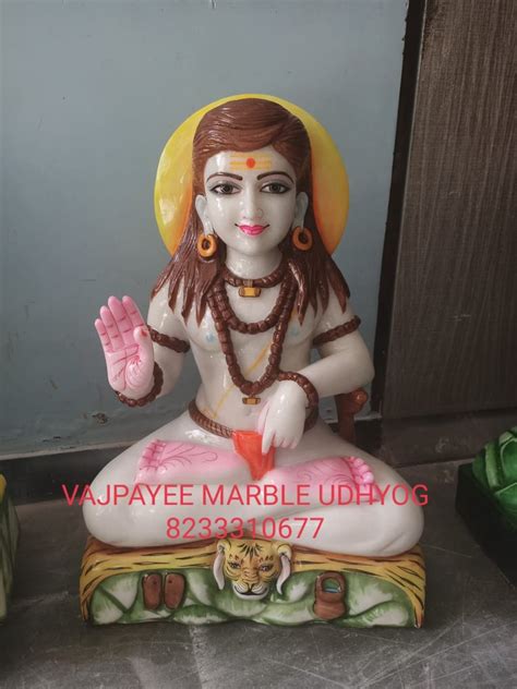 White Traditional Marble Baba Balak Nath Statue For Temple At Rs