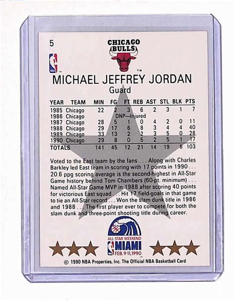 Nba Hoops Michael Jordan All Star Nba Chicago Bulls Hof Classic Ebay