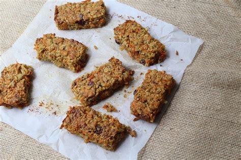 Carrot Cake Muesli Bars Gluten Free Dairy Free Vegan Nut Free