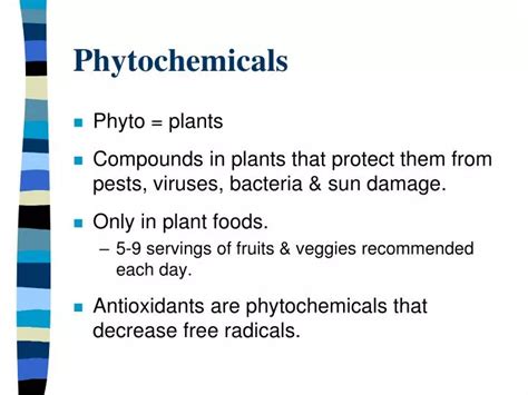 Ppt Phytochemicals Powerpoint Presentation Free Download Id3097120