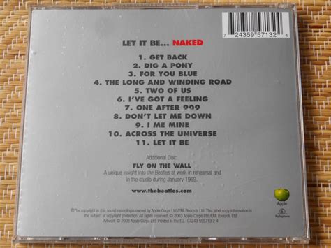 Yahoo Cd Let It Be Naked Bonus Disc