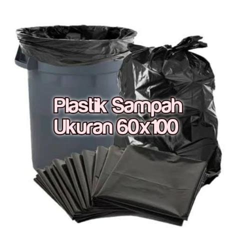 Jual Plastik Sampah Ukuran 60x100 Cm Kantong Sampah Besar Trashbag