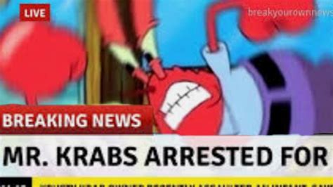 Mrkrabs Commits A Crime Youtube