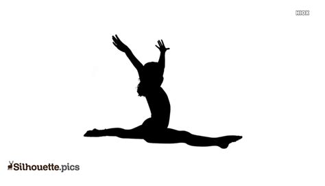 Gymnastics Silhouette Stock Illustrations, Cliparts and Royalty - Clip Art Library