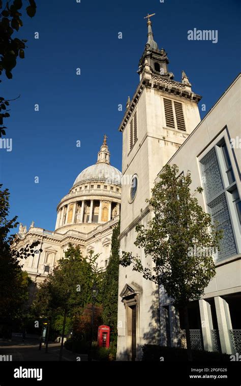 St Pauls Cathedral City Of London Uk Stock Photo Alamy