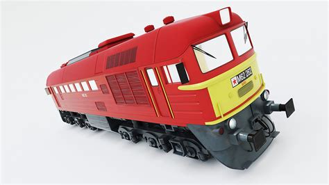 Diesel locomotive m62 3D model | CGTrader