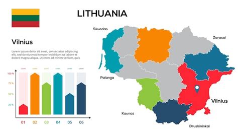 Mapa Da Litu Nia Imagem Vetorial De Um Mapa Global Na Forma De Regi Es