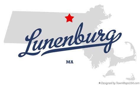 Map of Lunenburg, MA, Massachusetts