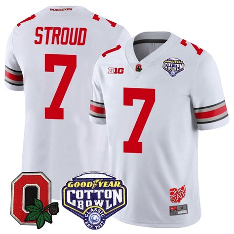 [Trending] Buy CJ Stroud Jersey #7 Ohio State Buckeyes White