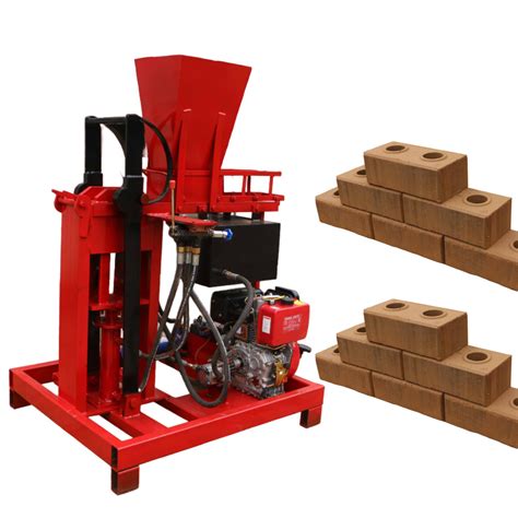 Hydraulic Press Clay Interlocking Soil Compressed Earth Brick Block