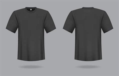 Gray T Shirt Template Vector Art Icons And Graphics For Free Download