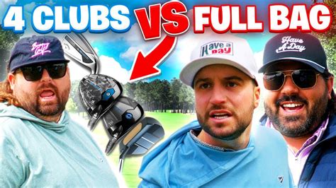 Can Fat Perez Beat Us Using Only Four Golf Clubs Youtube