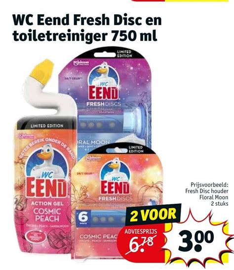 WC Eend Fresh Disc En Toiletreiniger 750 Ml Aanbieding Bij Kruidvat