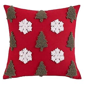 Amazon Tosleo Christmas Pillow Covers X Inch Set Of Red