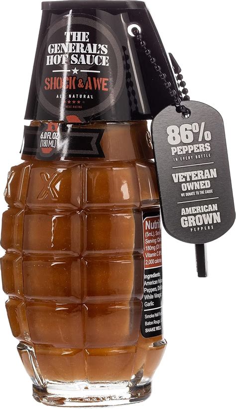 The General S Hot Sauce Oz Bottle Of Gourmet Hot Sauce Made With Louisiana Grown Habanero