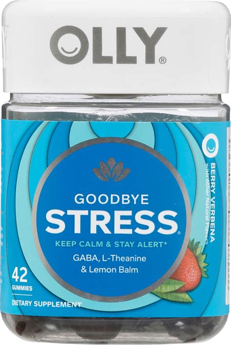 Olly Goodbye Stress, Berry Verbena, Gummies-Main