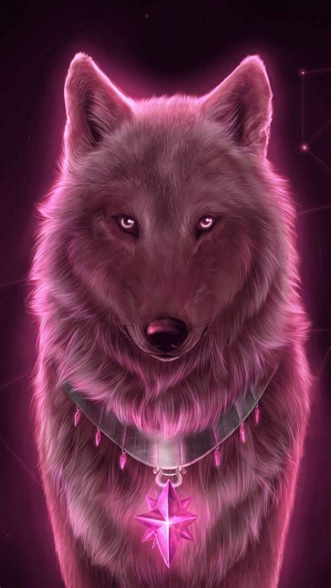 Pink Wolf Wallpapers Top Free Pink Wolf Backgrounds Wallpaperaccess