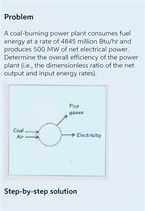 Overall Efficiency And Conversion Factor Engineering Thermodynamics