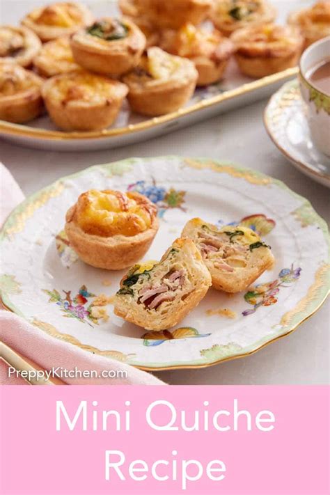 Mini Quiche Recipe - Preppy Kitchen