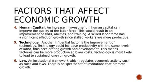 World Economics Modern Factors Of Economic Growth And Economic