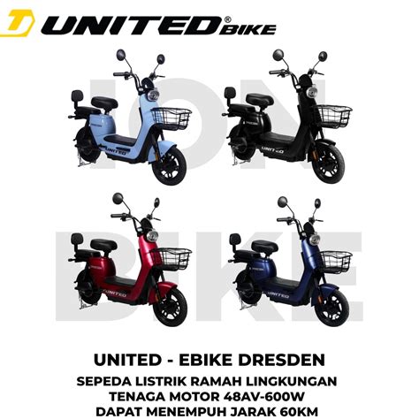 Jual Sepeda Listrik United Dresden W V A Terbaru Elektrik