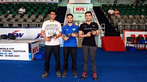 Free Photo Vijayveer Sidhu Wins Men S Rapid Fire Pistol T Trials