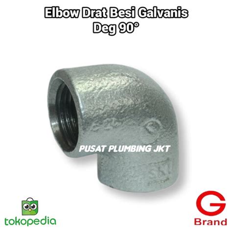 Jual Elbow Drat Besi Galvanis 3 Inch Keni Drat Galvanis Knee