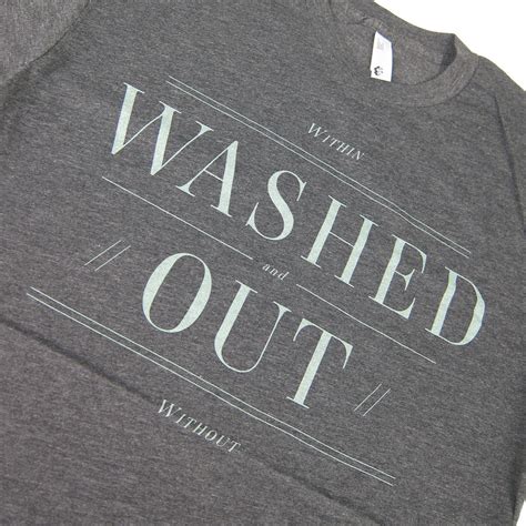 Washed Out Within And Without Shirt Heather Black —