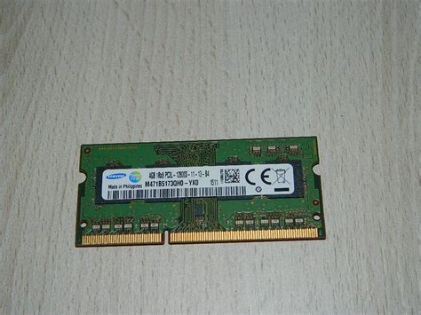 HP 15-R200NX Barrette mémoire 4GB 1Rx8 PC3L-12800S réf : 691740-005 ...