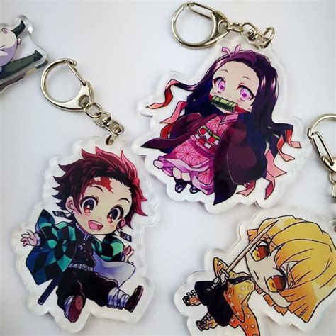 Demon Slayer Keychains | Key Ring 2021 - Demon Slayer Stuff