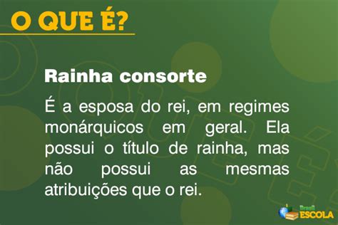 O Que Uma Rainha Consorte Brasil Escola