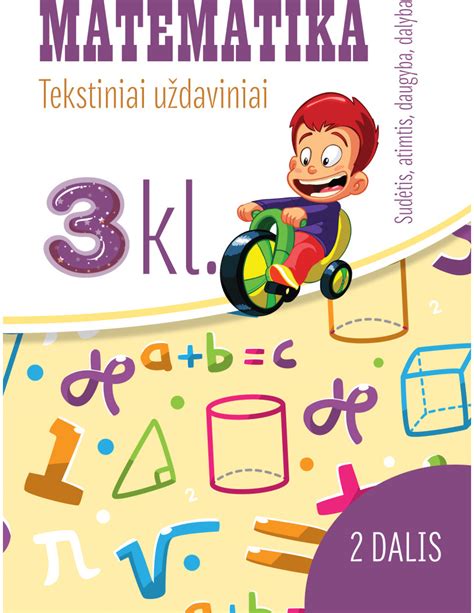 Matematika Tekstiniai uždaviniai 3 klasė II dalis Sudėtis atimtis