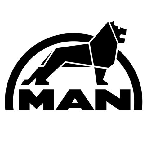 Sticker MAN Lion logo for truck | MuralDecal.com