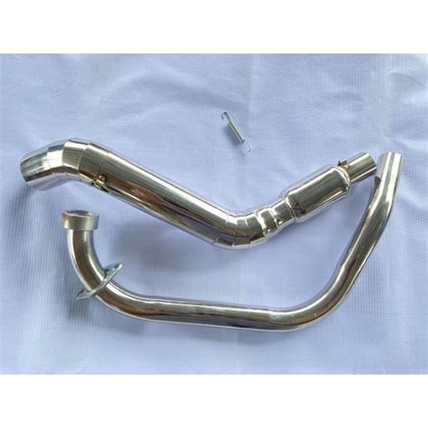 Dfie Fvei B M Big Elbow Stainless With Resonator For Suzuki Gixxer