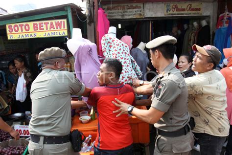 Penertiban Pkl Tanah Abang Antara Foto