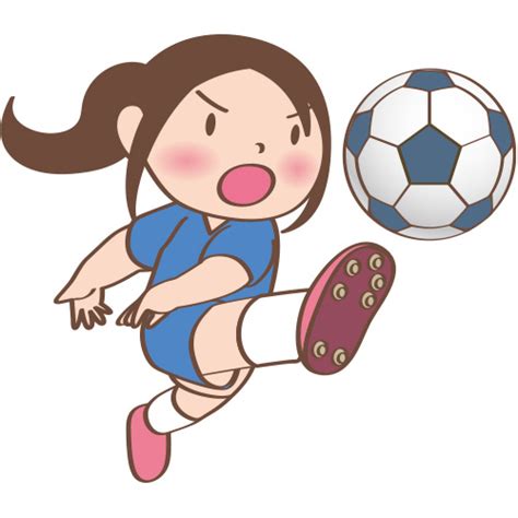 フリー素材 サッカー 選手 イラスト