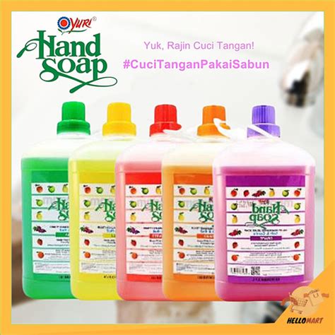 Jual Original Yuri Hand Soap Jerigen Liter Yuri Sabun Cuci Tangan