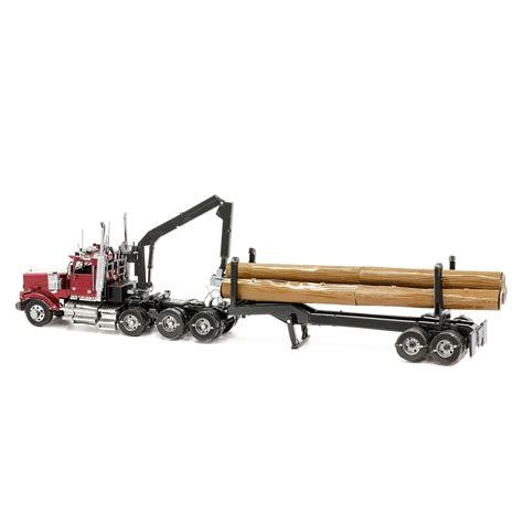 Fascinations Western Star 4900 Log Truck And Trailer Metal Earth