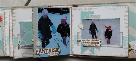 Mini Album P Le M Le De Souvenirs En Hiver Dt Infiniment Scrap