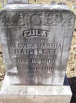 Eula Bartlett Memorial Find A Grave