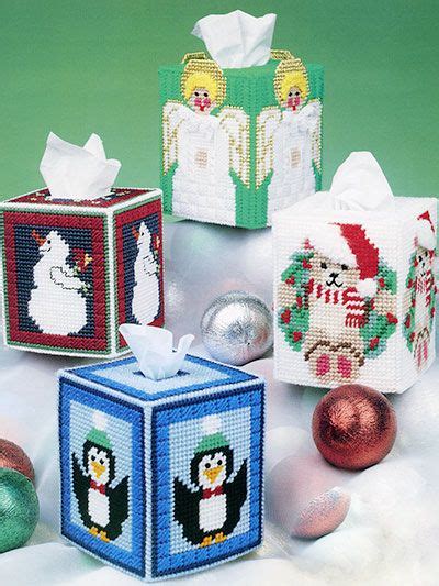 Plastic Canvas Christmas Tissue Box Patterns