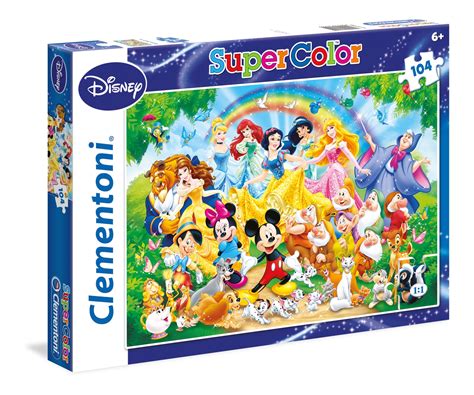 Disney Classic 104 Pezzi SuperColor Clementoni