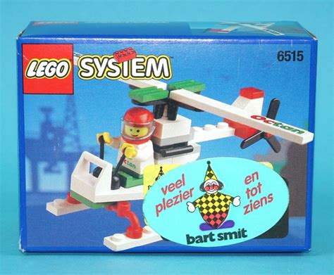 Lego 6515 System Classic Town Stunt Copter Original Empty Box 1994 Lego